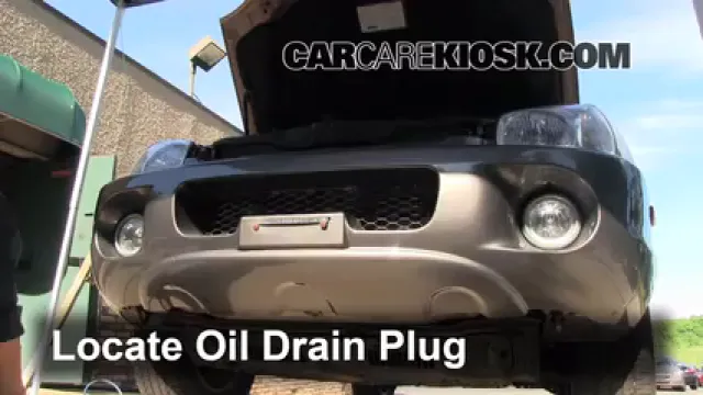 2003 Hyundai Santa Fe GLS 3.5L V6 Aceite Cambiar aceite y filtro de aceite